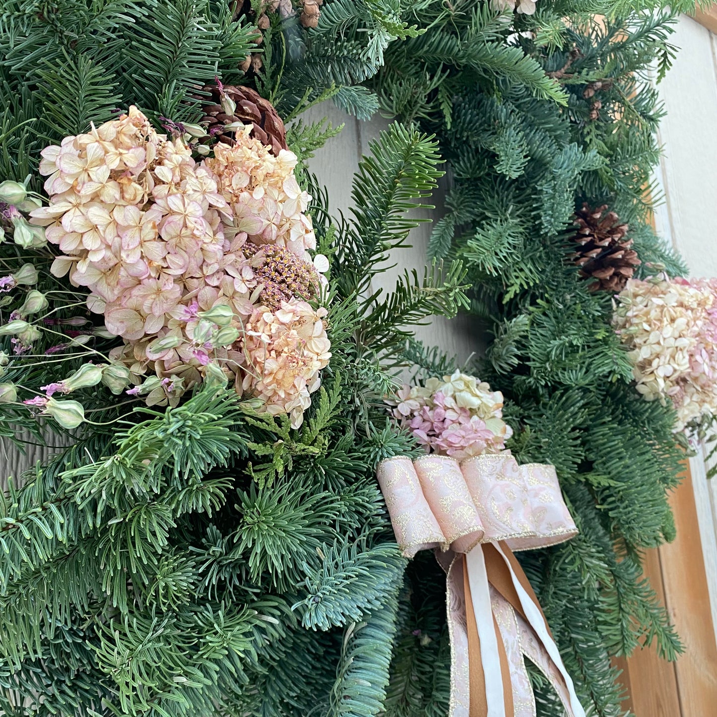 Blush Winter Wreath