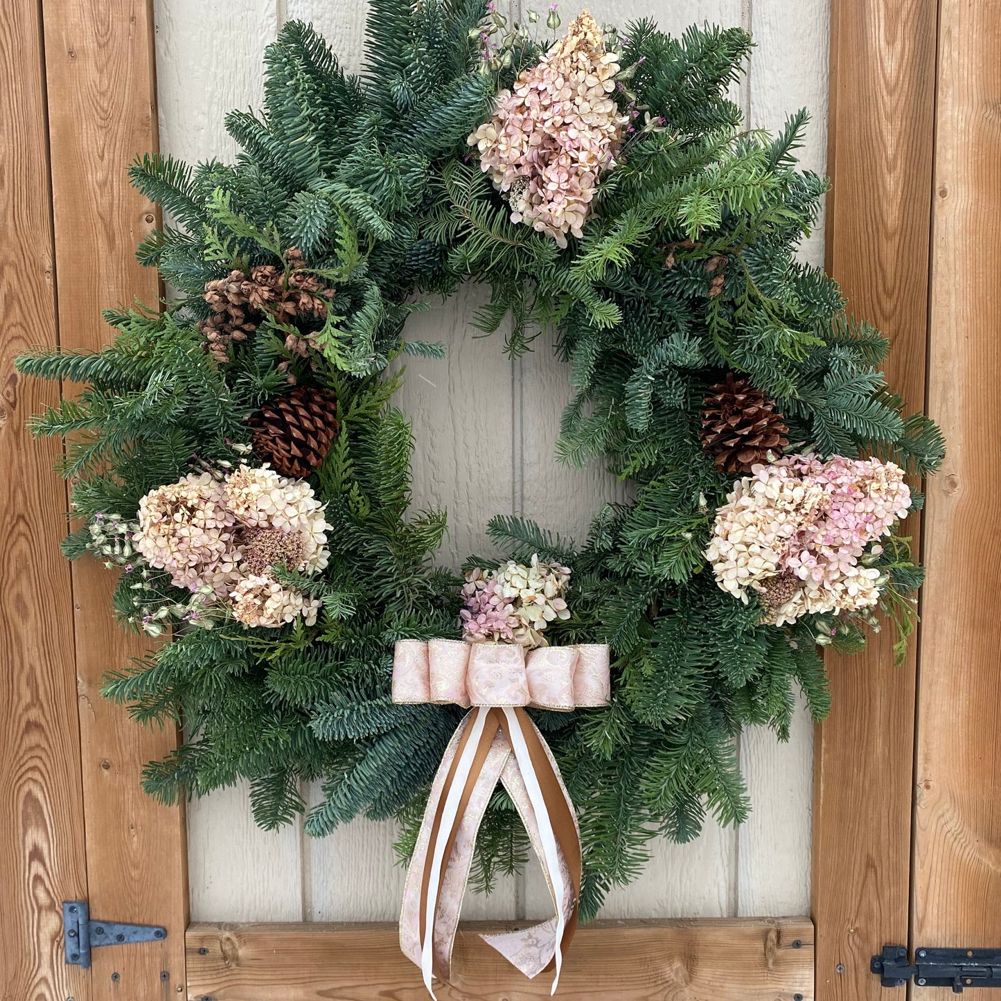 Blush Winter Wreath