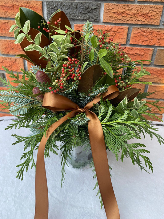 Tall Red Centerpiece